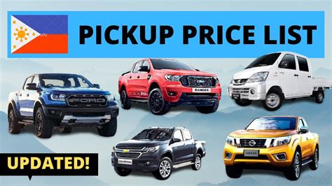 New Trucks Price List & Promos 2024 Philippines .